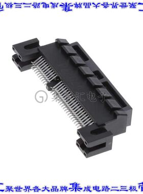 10146027-640110LF 卡边缘连接器64POS母头2排1mm黑色镀金