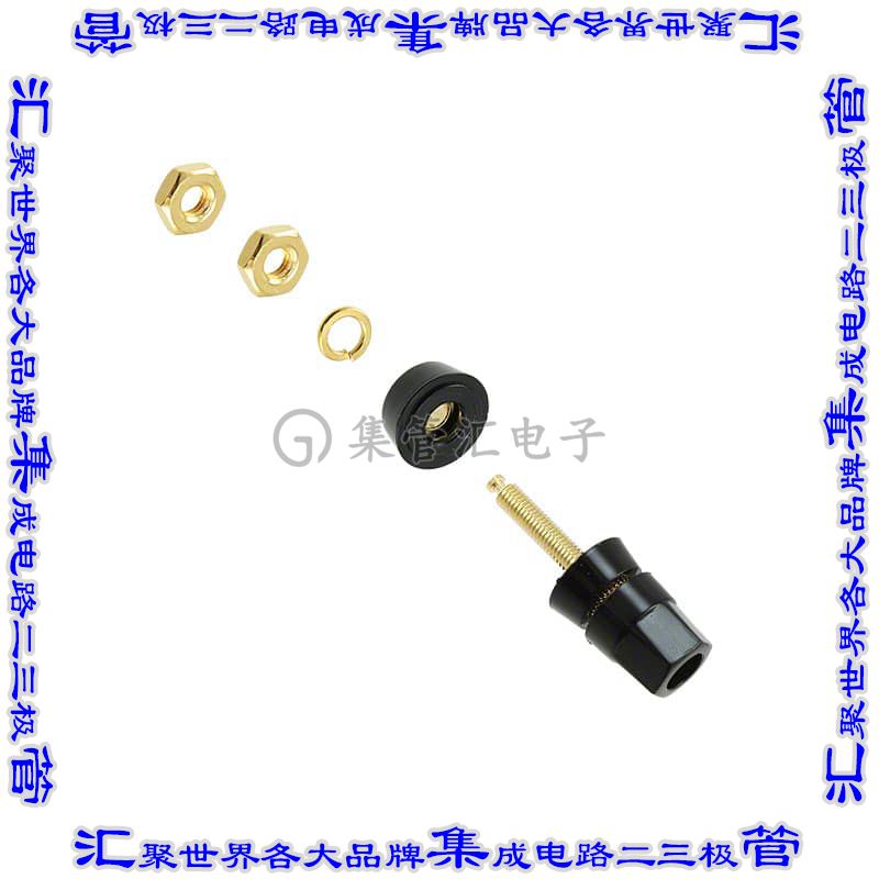 7017 接插件连接器CONN BIND POST HEX BLACK