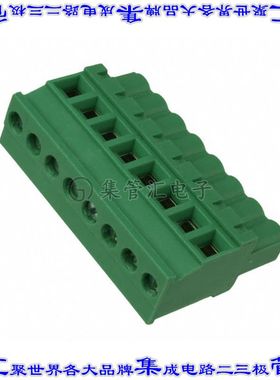 OSTTS08515B 端子块连接器8POS插头母插口5.08mm绿色自由悬挂