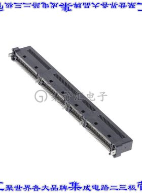 ME1019610101011 卡边缘连接器196POS母头2排0.6mm黑色镀金