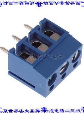 TA0341630000G 线对板连接器3POS接线端子5.08mm通孔水平带板