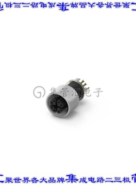 216X-08FO0 圆形连接器8POS插头母插口焊杯镀金自由悬挂