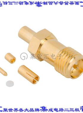 901-10777 同轴连接器RP-SMA插孔公引脚焊接50欧姆自由悬挂