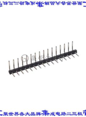 1737158 端子块连接器16POS接头公引脚无罩3.5mm黑色90DEG通孔