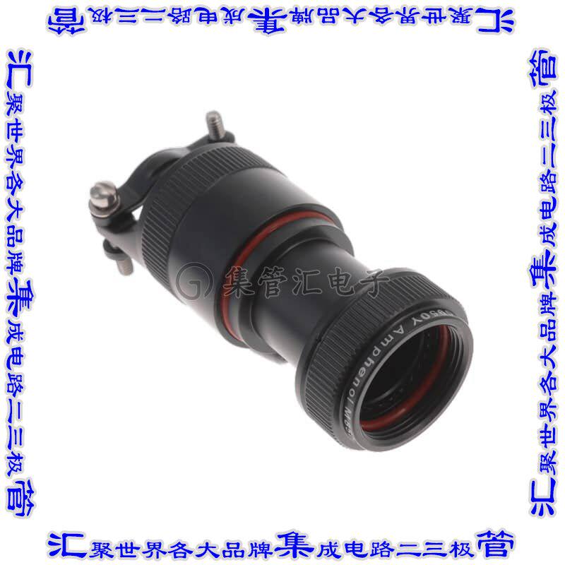 M85049/1815Z05 接插件连接器CONN BACKSHELL W/CLMP SZ15 D BLK