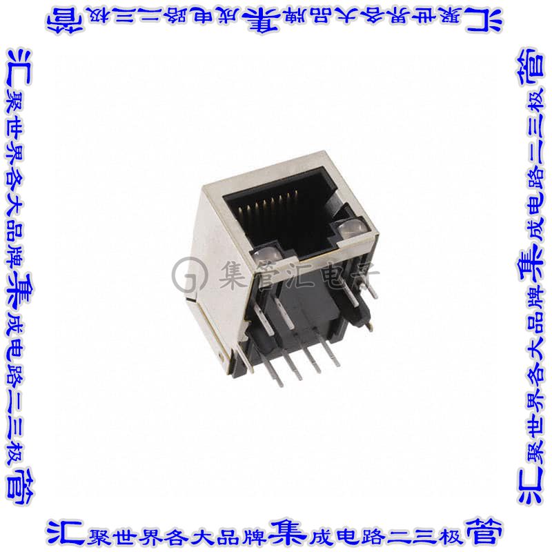 MTJ-88TX1-FSD-LP 接插件连接器RJ45 MODULAR JACK, SHIELDED, DI