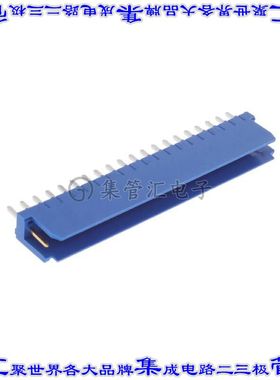 98481-320LF 针座连接器20POS接头2.54mm公形插针通孔直针镀金