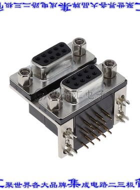 ASUB-277-09TP30 连接器9,9插座母插口D-TYPE型通孔直角