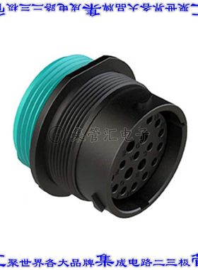 AHDP04-24-21SR-WTA 圆形连接器21POS插座外壳用于母插口黑色面板