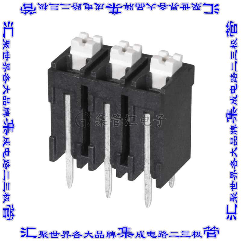 TBLH10V-500-03BK 线对板连接器3POS接线端子5mm通孔垂直带板