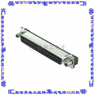 1-5747301-4 连接器37POS插座母插口2排D-Sub通孔