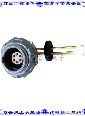 MMI-P1SRG06PRGG 圆形连接器6POS插座母插口焊接镀金面板安装通孔