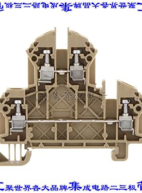 1127.2 端子块连接器4POS馈通式2排5.0mm米色14-22AWG