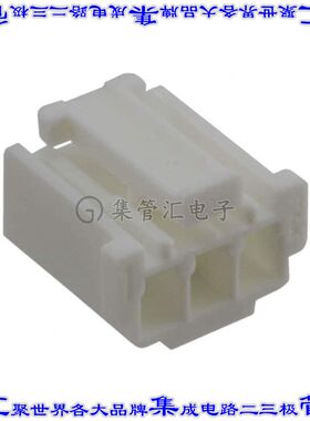 511030300 0511030300矩形连接器外壳3POS插座2.5mm母形插口白色
