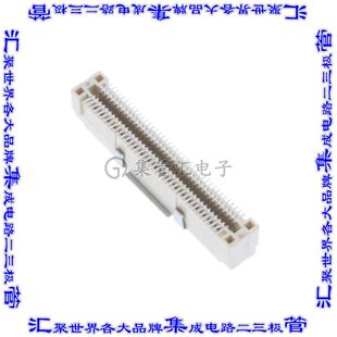 6123001 板对板连接器80POS插头中央触点带2排0.8mm表贴SMD镀金