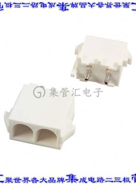 641964-1 针座连接器2POS接头6.35mm公形插针通孔直针锡