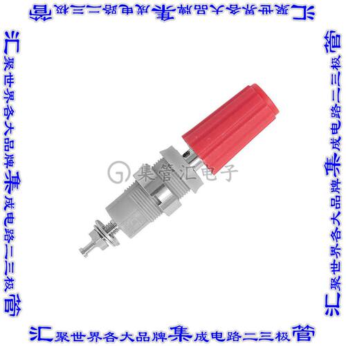CT4231-NI-2 接插件连接器4MM SHEATHED BINDING POST, RED
