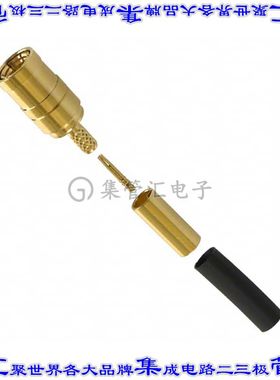 142186-75 同轴连接器SMB插头母形插口焊接75欧姆自由悬挂