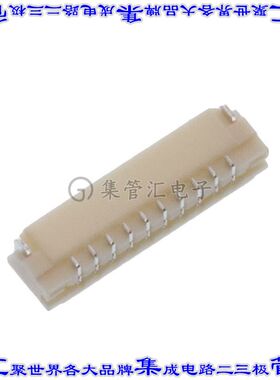 SM10B-XSRS-ETB 针座连接器10POS接头0.6mm外罩触点表贴SMD锡