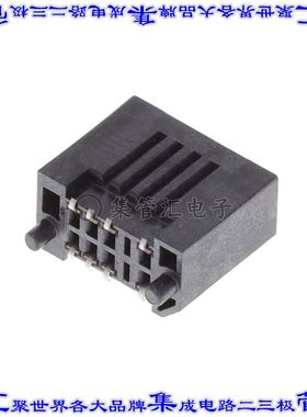 MECF-05-01-L-DV-K-TR 卡边缘连接器10POS母头2排1.27mm黑色镀金