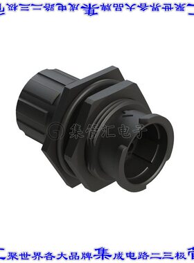 FLS712N10PHEC03 圆形连接器10POS插座外壳用于公插针黑色面板安