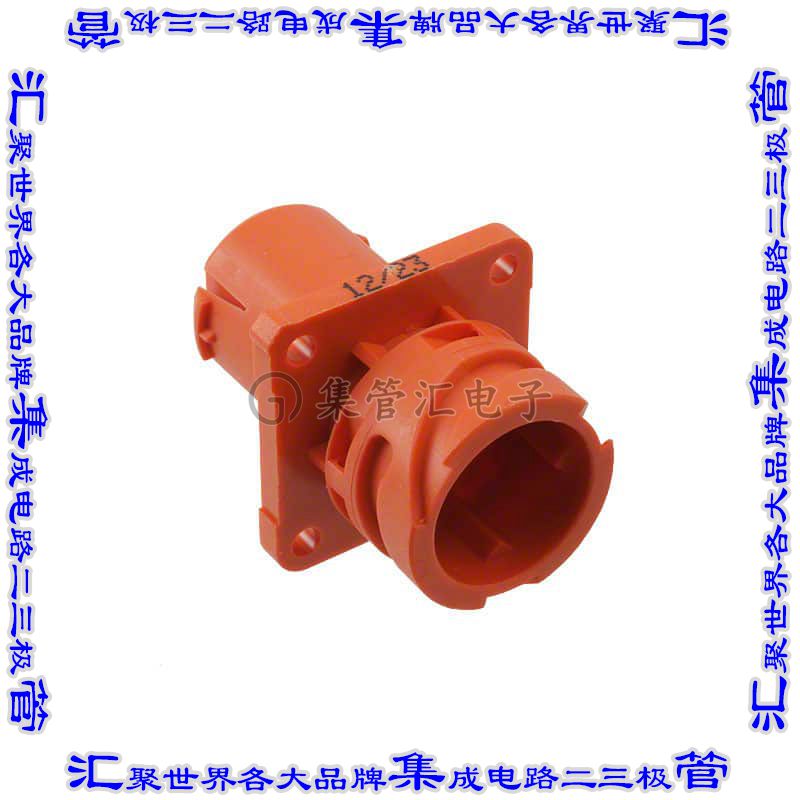 APD-69AP-HV 圆形连接器4POS插座外壳用于公插针橙色面板安装