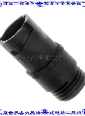 1445510-1 圆形连接器3POS插座外壳用于公插针黑色自由悬挂