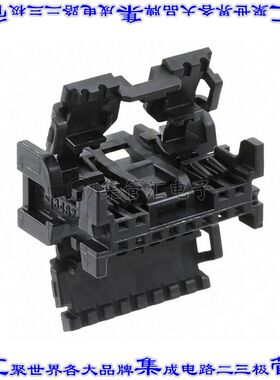 348240124 0348240124矩形连接器外壳12POS插座2排2mm母形插口黑