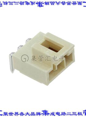 1053132203 针座连接器3POS接头2.5mm公形插针通孔直角镀金