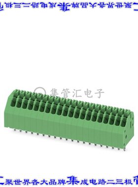 1989926 线对板连接器20POS接线端子2.5mm通孔45角度带板
