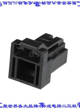 DF60A-1S-10.16C 矩形连接器外壳1POS插座母形插口黑色自由悬挂