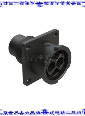 FLS012N2P03 圆形连接器4POS插座外壳用于公插针黑色面板安装