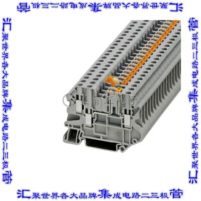 3046003 端子块连接器3POS断连6.2mm灰色10-26AWG