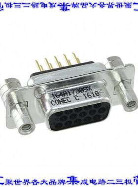 164A17309X 连接器15POS插座母插口3排D-Sub高密度通孔
