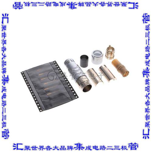 SA2LAC-P08PMM2-8200 圆形连接器8POS插头公引脚压接镀金自由悬挂