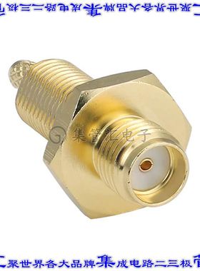 CONSMA015-R178-G 同轴连接器SMA插座母插槽焊接50欧姆面板安装