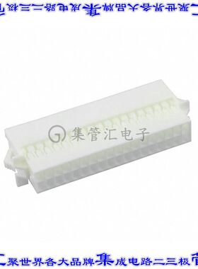 3-1969594-6 矩形连接器外壳36POS插座2排2.5mm公形引脚白色面板