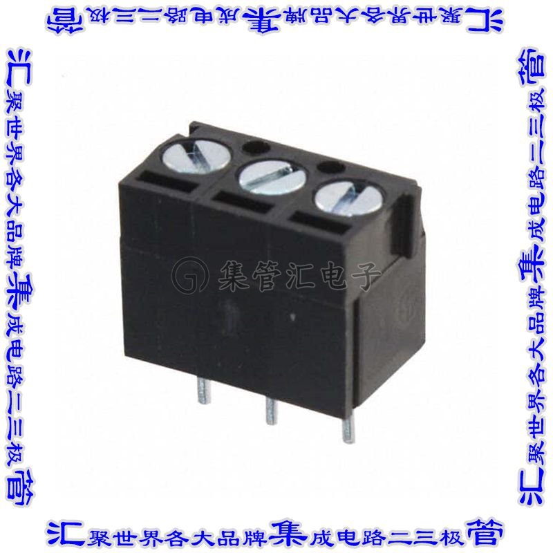 OSTTE030104 线对板连接器3POS接线端子3.5mm通孔水平带板