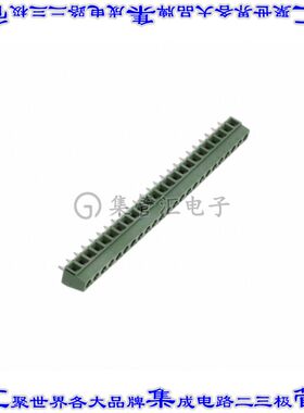 2-282837-4 线对板连接器24POS接线端子5.08mm通孔水平带板