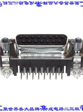 5788799-1 连接器15POS插座母插口2排D-Sub通孔直角