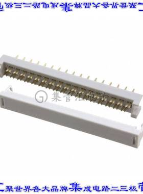 AWLP 34/3,2-G 连接器34POS带状电缆DIP针座2排1.27mm通孔IDC灰色