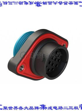 AHDP02-18-14SR-WTA 圆形连接器14POS插座外壳用于母插口黑色面板