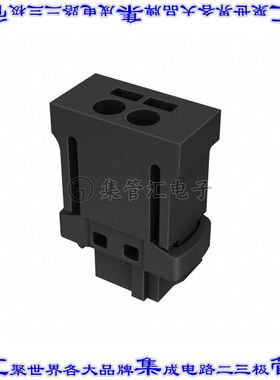 XW4H-02A1 端子块连接器2POS插头母插口2.54mm黑色自由悬挂