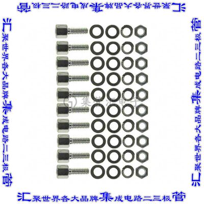 L17D204182TX 接插件连接器SCREWLOCK W/NUT/WASH 1=10 SETS