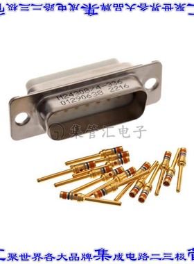 M24308/4-336 连接器15POS插头公引脚2排D-Sub面板安装