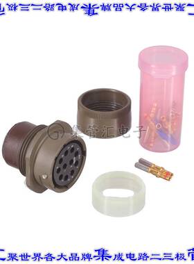 MS3121E18-11S 圆形连接器11POS插座母插口压接镀金自由悬挂