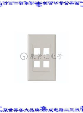 FPDS4-FW 接插件连接器SCREWLESS DECORA 4 PORT FACEPLAT