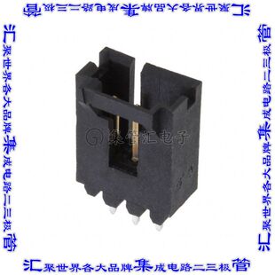 针座连接器3POS接头2.54mm公形插针通孔直针镀金 104362