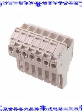 1SNK806731R0000 端子块连接器7POS插头母插口灰色自由悬挂