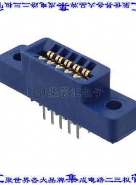EBC05DRTH 卡边缘连接器10POS母头2排2.54mm蓝色镀金